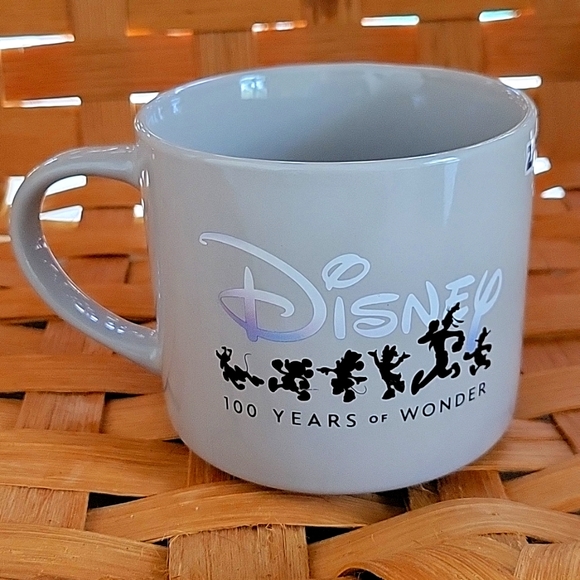 DISNEY 100 YEARS OF WONDER MUG, 15OZ, MICKEY/MINNIE DANCING, +6 MORE FLIP SIDE! - Picture 2 of 4